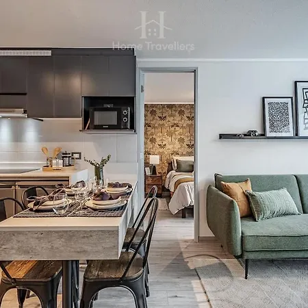 Apartamento Ht Acogedor Y Ejecutivo 3Pax En Santiago Estac